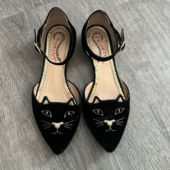 CHARLOTTE OLYMPIA
Kitty D'orsay ballet flats - Picture 7 of 8